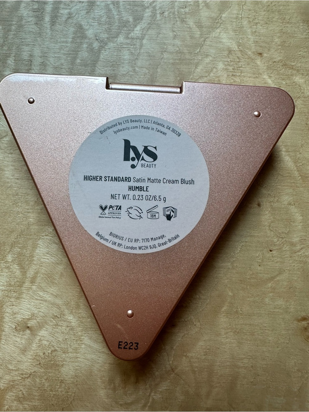 LYS Higher Standard Satin Matte Blush in Humble -NEW- - Picture 4 of 5
